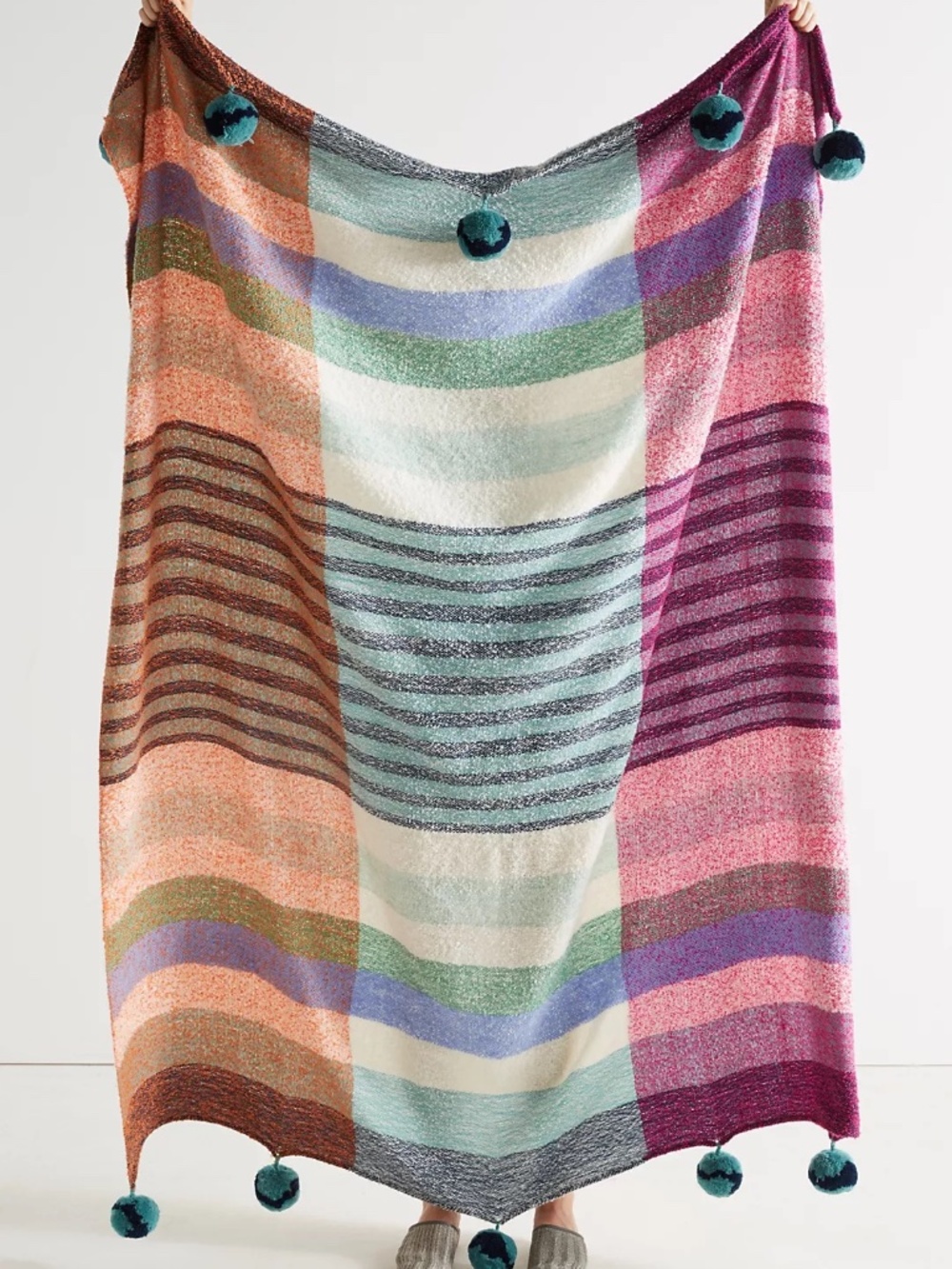 ANTHROPOLOGIE "Ansley" Throw Blanket